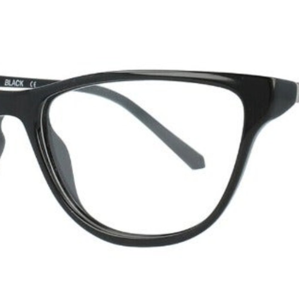 BCBGMAXAZRIA Eyeglass Frames Womens Black Cat Eye Glasses